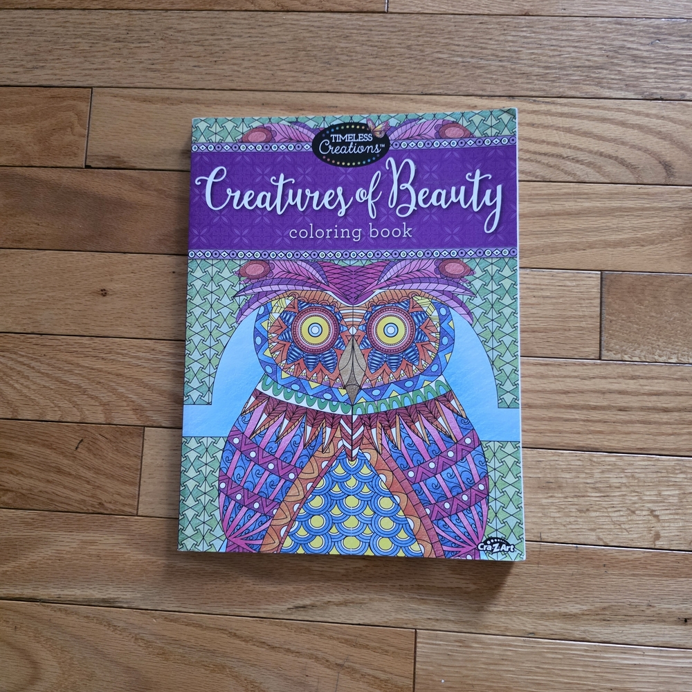 Creatures of Beauty Adult Coloring Book